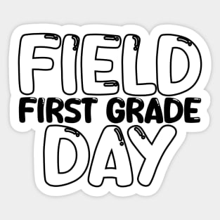 Field First Grade Day Sticker